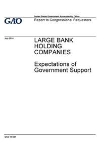 Large bank holding companies, expectations of government support