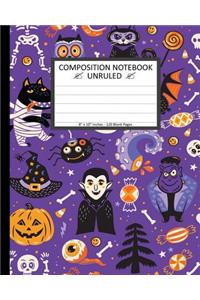 Unruled Composition Notebook 8
