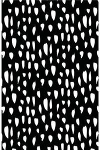 Journal Notebook Abstract Splashes In Black