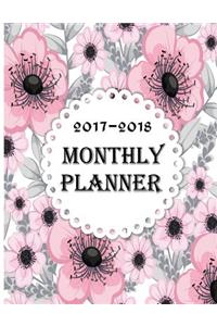 2017- 2018 Monthly Planner