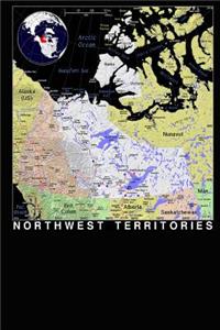 A Color Map of the Northwest Territories Province in Canada Journal