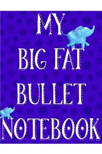 My Big Fat Bullet Journal: Jumbo Sized Graph Design Bullet Notebook Journal - 300 Plus Numbered Pages with 300 Graph Style Grid Pages, 6 Index Pages and 2 Key Pages in Large 8.5 X 11 Size