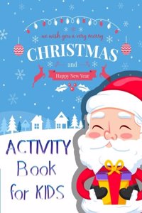 Christmas and Happy new year Activity Book For Kids