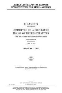 Agriculture and tax reform