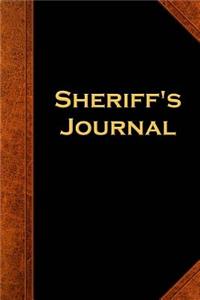 Sheriff's Journal