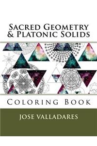 Sacred Geometry & Platonic Solids Coloring Book