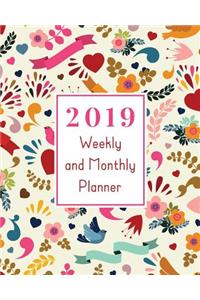 2019 Weekly & Monthly Planner