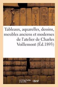 Tableaux, Aquarelles, Dessins, Meubles Anciens Et Modernes, Objets