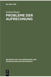 Probleme der Aufrechnung