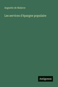 Les services d'épargne populaire