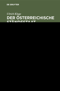 österreichische Ständestaat 1934-1938