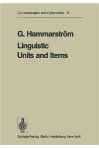 Linguistic Units and Items