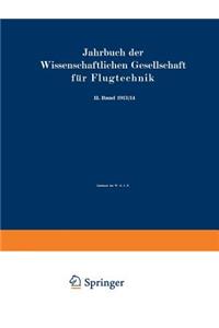 Jahrbuch Der Wissenschaftlichen Gesellschaft Für Flugtechnik