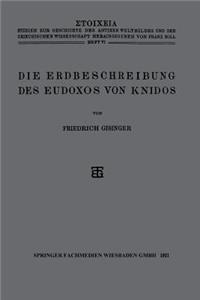 Erdbeschreibung Des Eudoxos Von Knidos