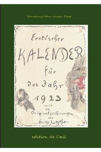 Mitja Leytho Erotischer Kalender 1923