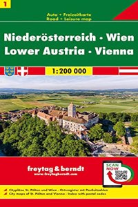 Sheet 1, Lower Austria - Vienna Road Map 1:200 000