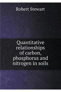 Quantitative Relationships of Carbon, Phosphorus and Nitrogen in Soils