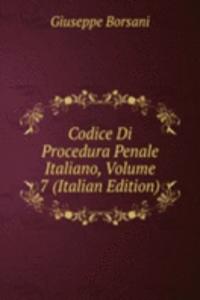Codice Di Procedura Penale Italiano, Volume 7 (Italian Edition)