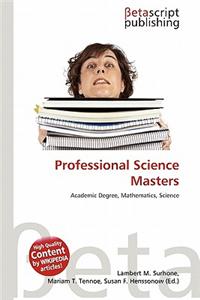 Professional Science Masters