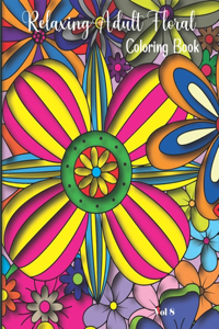 Relaxing Adult Floral Coloring Book