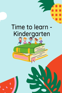 Children's Kindergarten-1st Grade Learning Activity Book