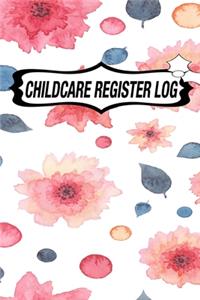 Childcare Register Log