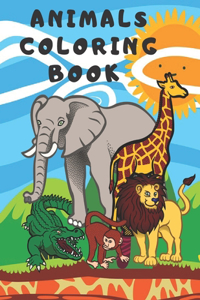 Animals coloring book