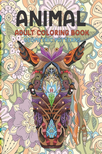 Adult Coloring Book Geometric Patterns - Animal