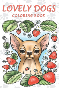 Lovely Dogs Coloring Book