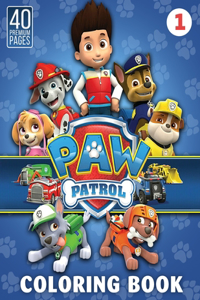 Paw Patrol Coloring Book Vol1