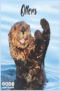 Otters 2021 Wall Calendar