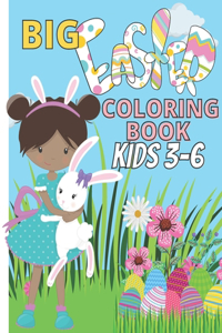 Big Easter Coloring Book Kids 3-6