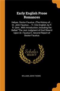 Early English Prose Romances