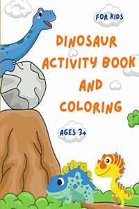 Dinosaur Activity Book and Coloring
