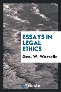 Essays in Legal Ethics