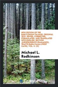 New Edition of the Babylonian Talmud