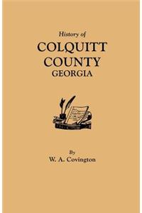 History of Colquitt County [Georgia]