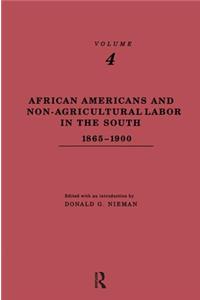 African-Americans and Non-Agricultural Labor in the South 1865-1900