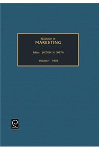 Research in Marketing, Volume 1