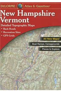 Delorme New Hampshire Vermont Atlas & Gazetteer