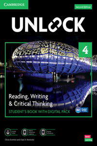 Unlock Level 4 Reading, Writing and Critical Thinking Student's Book with Digital Pack