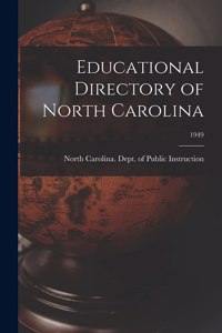 Educational Directory of North Carolina; 1949