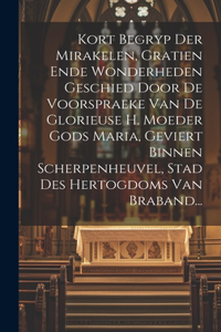 Kort Begryp Der Mirakelen, Gratien Ende Wonderheden Geschied Door De Voorspraeke Van De Glorieuse H. Moeder Gods Maria, Geviert Binnen Scherpenheuvel, Stad Des Hertogdoms Van Braband...