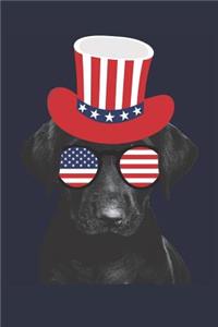 Labrador Retriever Notebook - Fourth Of July Gift for Labrador Retriever Lovers - Labrador Retriever Journal