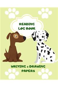 Reading Log Book Writing & Drawing Papers