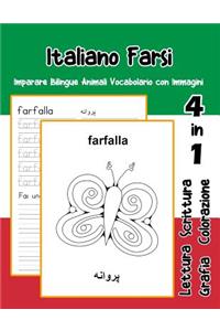 Italiano Farsi Imparare Bilingue Animali Vocabolario con Immagini