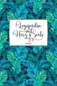 Logopädin mit Herz & Seele Notizbuch