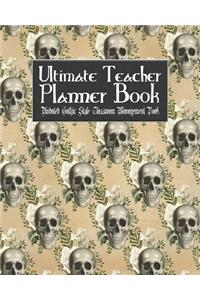 Ultimate Teacher Planner Book Undated Gothic Style Classroom Management Book