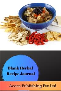 Blank Herbal Recipe Journal