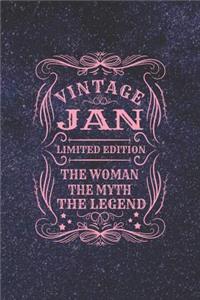 Vintage Jan Limited Edition the Woman the Myth the Legend